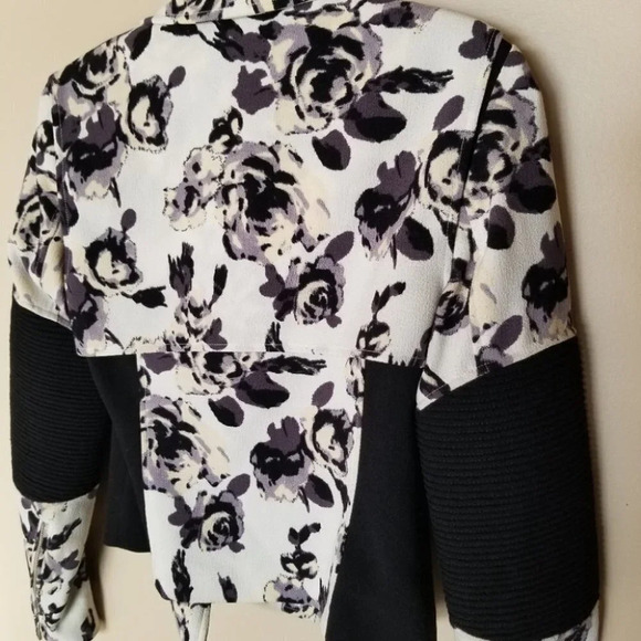 WILFRED  montesson moto biker jacket floral 4 - Picture 9 of 12